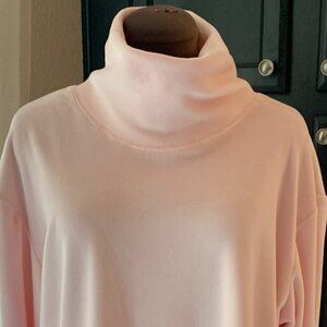 Plush Velour oversized cowl neck top XL